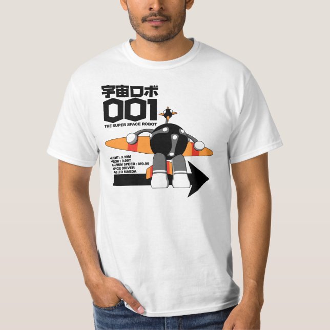 Super Space Robot 001 T-Shirt (Front)