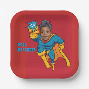 Super Special Kids 🌟 Greatest Superhero Paper Plate