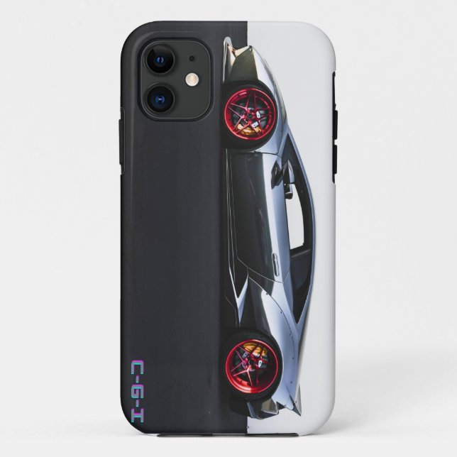 super sports car on iphone11 case mate cover (Back)