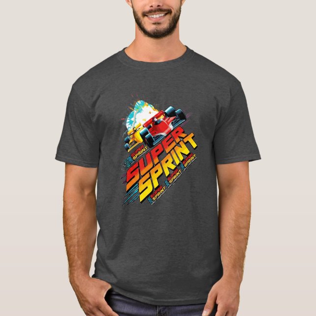 Super sprint arcade art T-Shirt (Front)