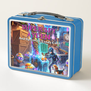 Super Spy Ayden Custom Print Lunch Box