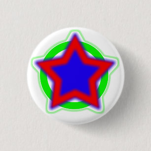 Super Star 3 Cm Round Badge