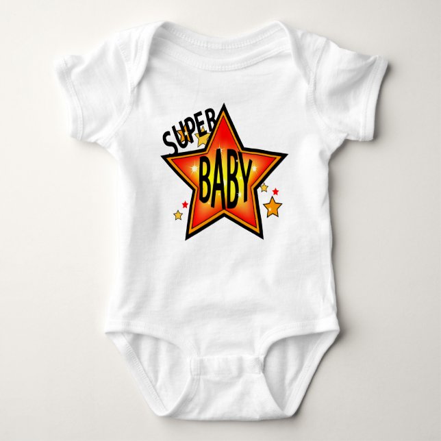 Super Star Baby Infant odysuit Bodysuit (Front)