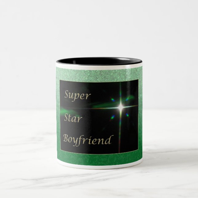 Super Star Boyfriend Two-Tone Coffee Mug (Center)