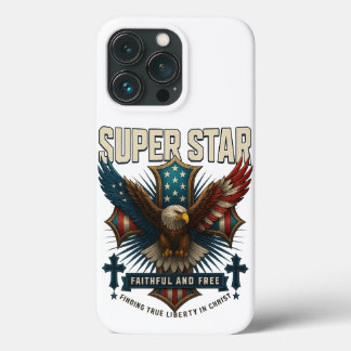 Super Star Eagle Emblem iPhone 13 Pro Case