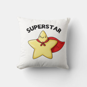 Super Star Funny Astronomy Pun Cushion