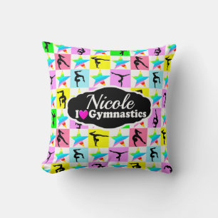 SUPER STAR GYMNAST GIRL DESIGN CUSHION