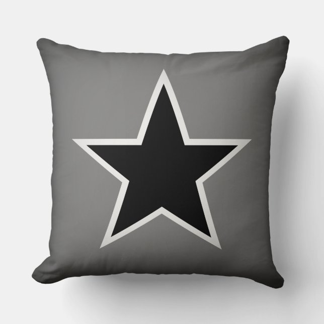 Super Star Special Throw Pillow Mono (Front)