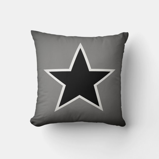 Super Star Special Throw Pillow Mono (Front)