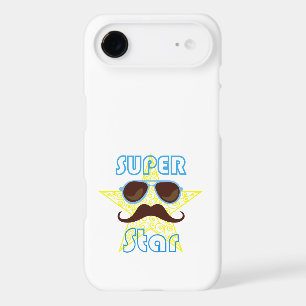Super Star with sunglasses and mustache