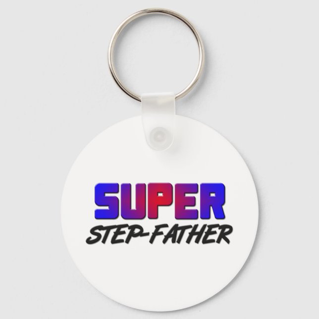 Super Step-Father Key Ring (Front)
