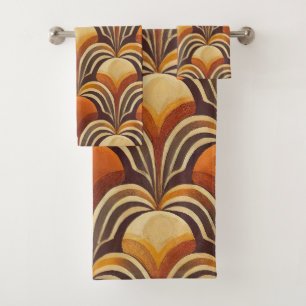 Super style mod 60s 70s towel set