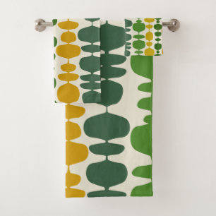 Super style mod 60s 70s towel set