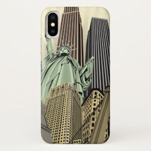 Super Stylised Cityscape NYC Case-Mate iPhone Case