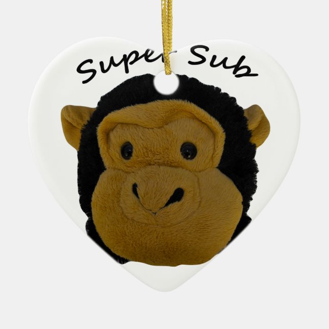 Super Sub Ceramic Tree Decoration (Front)