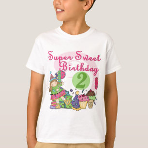 Super Sweet 2nd Birthday T-shirts and Gifts