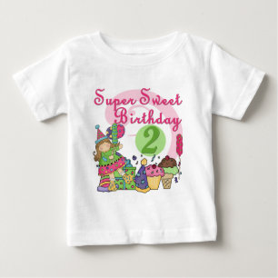 Super Sweet 2nd Birthday T-shirts and Gifts