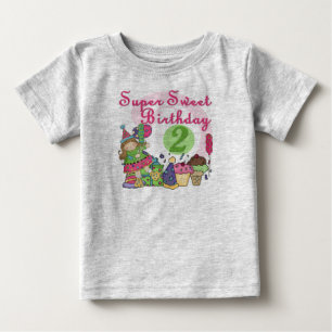 Super Sweet 2nd Birthday T-shirts and Gifts