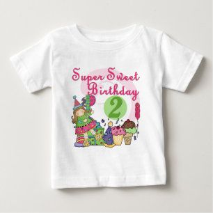 Super Sweet 2nd Birthday T-shirts and Gifts