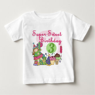 Super Sweet 3rd Birthday Tshirts and Gifts