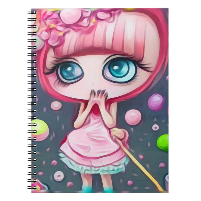 Super Sweet Candy Doll Notebook (Front)
