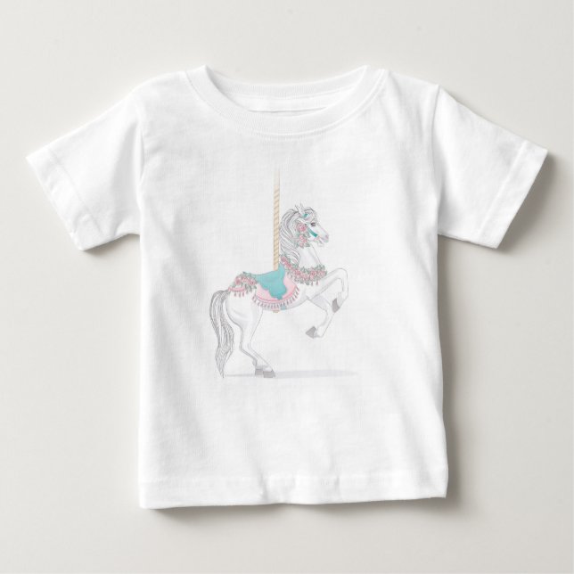 Super Sweet Carousel Tee Shirt Tutu (Front)
