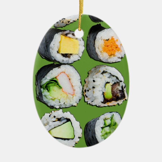 Super Sweet Sushi Ornament (Front)