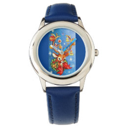 Super Sweet Vintage Christmas Reindeer Watch