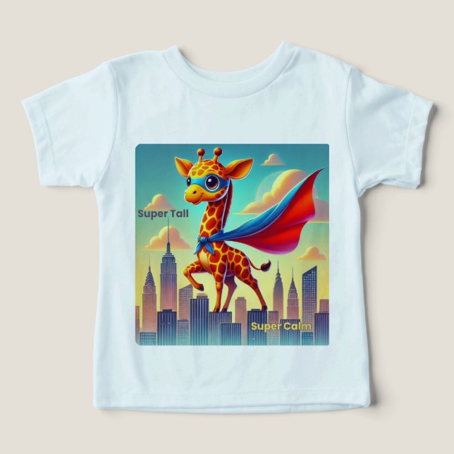 Super Tall, Super Calm - Giraffe Hero (Design Front)