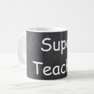 Super Teacher Chalkboard Design Gift Idea Coffee Mug