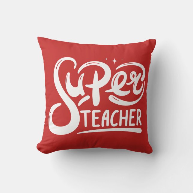 Super Teacher Cushion (Front)