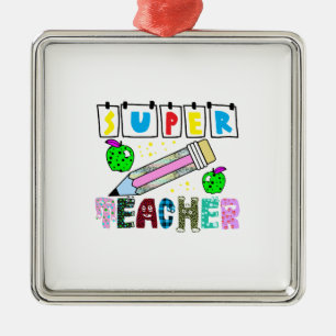 Super Teacher Metal Tree Decoration