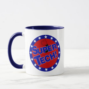 SUPER TECH! LABORATORY SCIENTIST ENCOURAGEMENT MUG