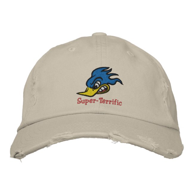 Super-Terrific Embroidered Baseball Cap (Front)