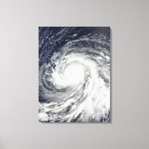Super Typhoon Choi-wan over the Mariana Islands Canvas Print