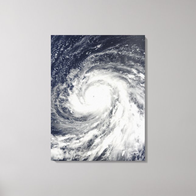 Super Typhoon Choi-wan over the Mariana Islands Canvas Print (Front)