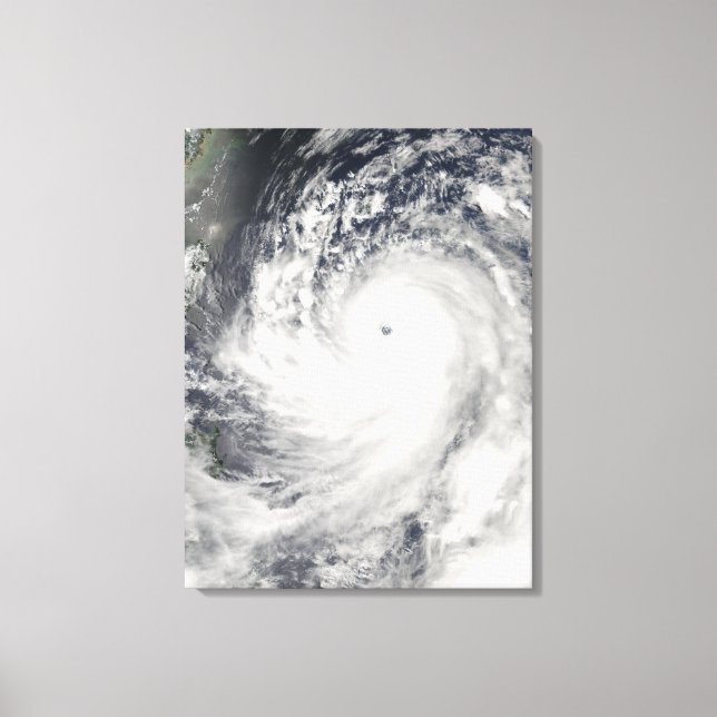 Super Typhoon Man-Yi Canvas Print (Front)