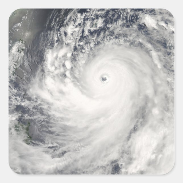 Super Typhoon Man-Yi Square Sticker (Front)