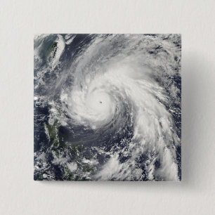 Super Typhoon Megi 15 Cm Square Badge
