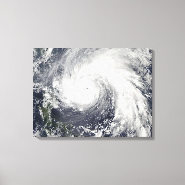 Super Typhoon Megi Canvas Print (Front)