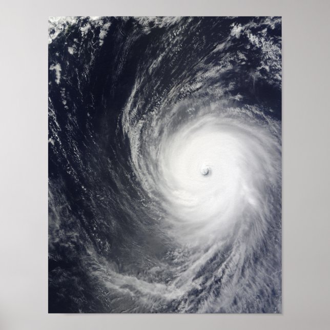 Super Typhoon Melor hovers over the Pacific Oce Poster (Front)