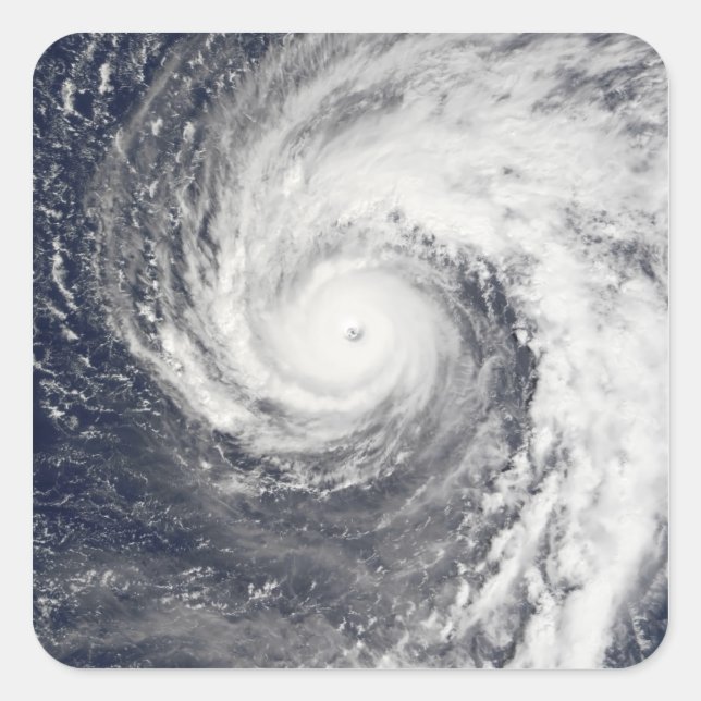 Super Typhoon Podul Square Sticker (Front)