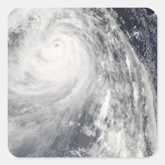 Super Typhoon Wipha Square Sticker (Front)