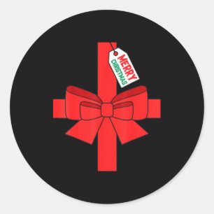 Super Ugly Christmas Tees Funny Diy Costume , Gree Classic Round Sticker