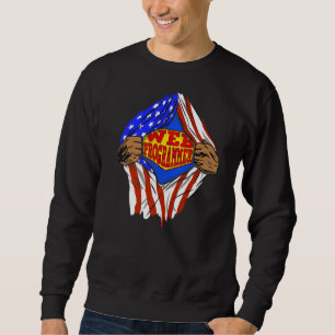 Super Web Programmer Hero Job Sweatshirt