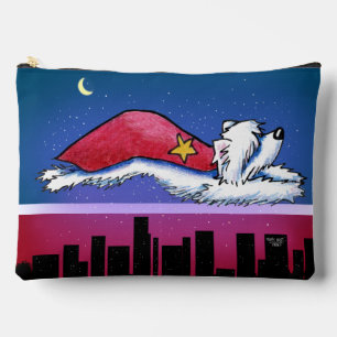 Super Westie Dog KiniArt Accessory Pouch