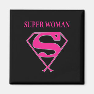 Super Woman (Breast Cancer Awareness) Magnet