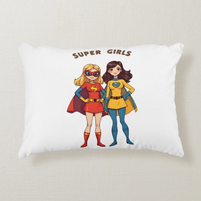Super women  decorative cushion (Front)