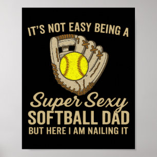 Super Y Softll Dad Funny Quote Softll Lover Poster