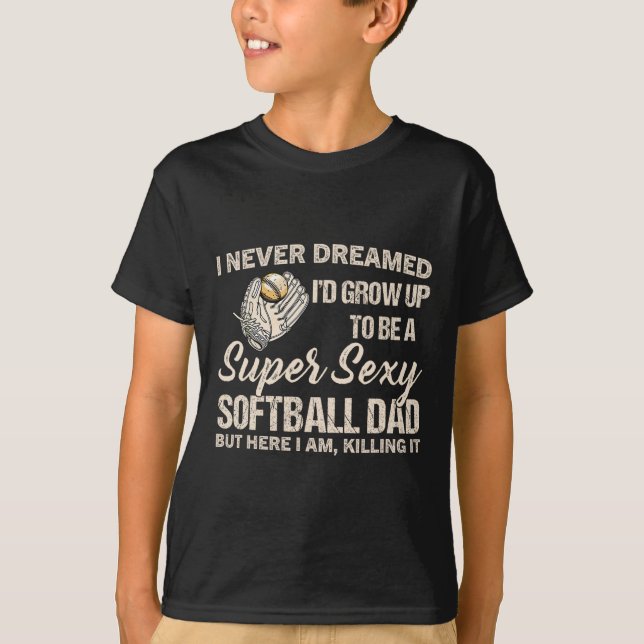 Super Y Softll Dad Softll Lover  T-Shirt (Front)